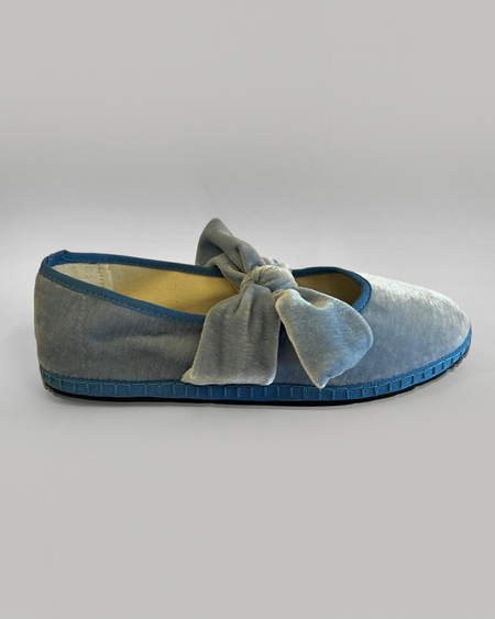 Sapatilha Laço Baby Blue