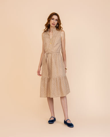 Vestido Bella Camelo