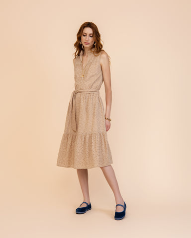 Vestido Bella Camelo