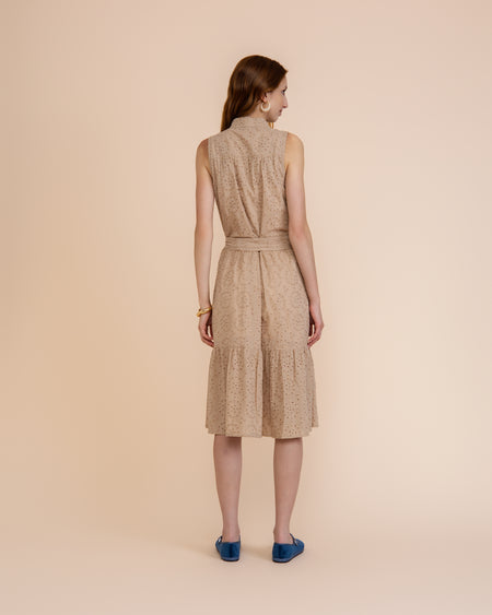 Vestido Bella Camelo