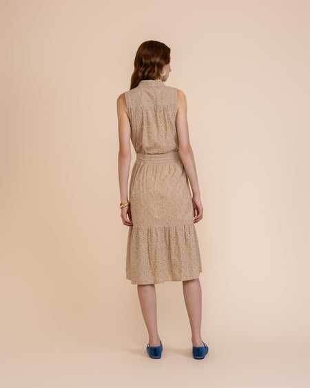 Vestido Bella Camelo
