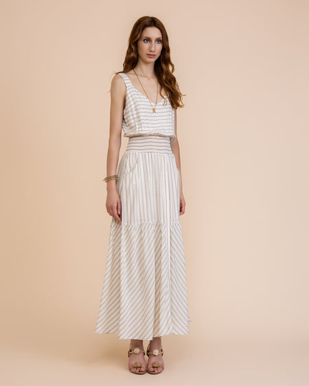 Vestido Agnes Cru