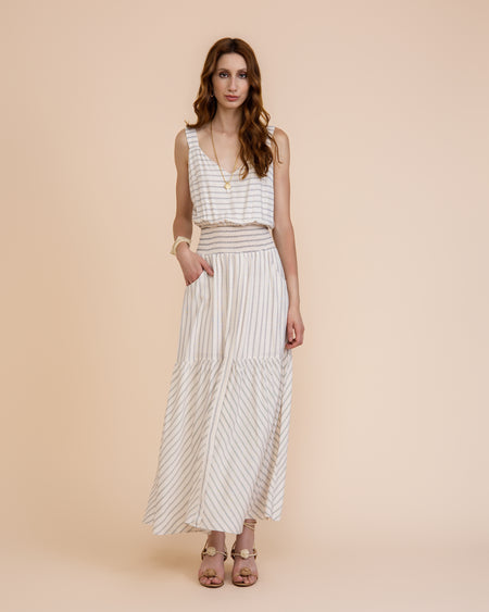 Vestido Agnes Cru