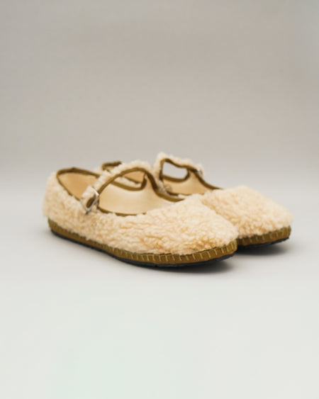 Sapatilha Fluffy Khaki