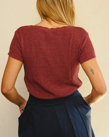 Tricot Pontinho Bordo MC