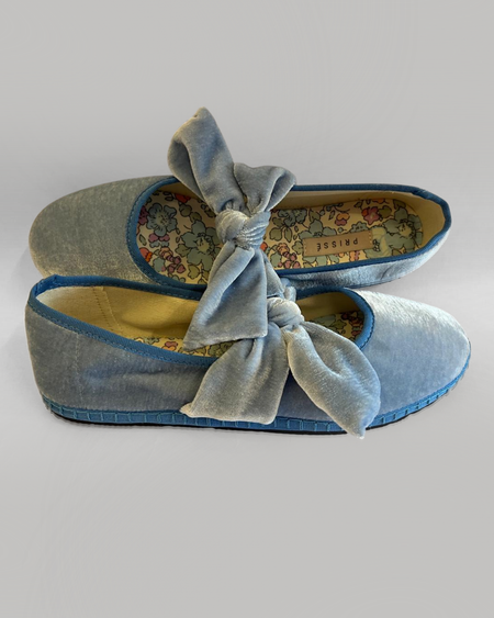 Sapatilha Laço Baby Blue