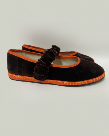 Sapatilha Elastic Band Coffe
