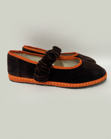 Sapatilha Elastic Band Coffe