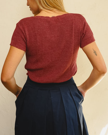 Tricot Pontinho Bordo MC