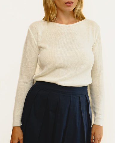 Tricot Pontinho Branca