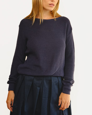 Tricot Pontinho Marinho
