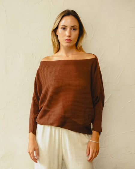 Blusa Flavia Marrom