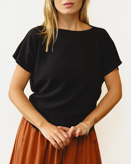 Blusa Tricot Mel Preta