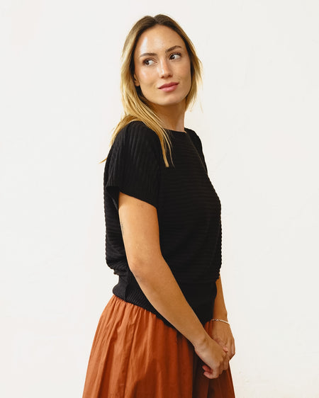 Blusa Tricot Mel Preta