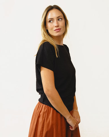 Blusa Tricot Mel Preta