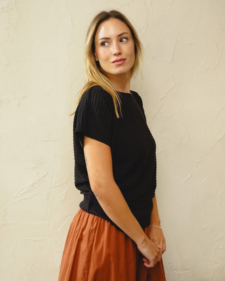 Blusa Tricot Mel Preta