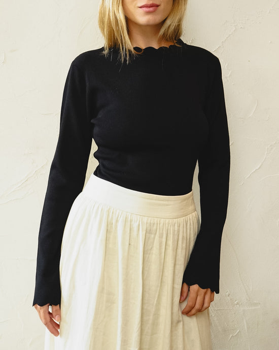 Blusa Pétala Preta