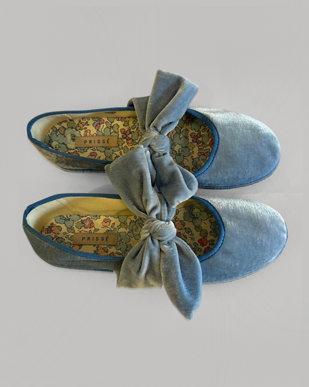 Sapatilha Laço Baby Blue